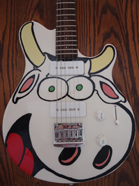 Cow Guitar front