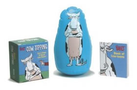 Cow tipping book and bag