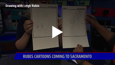 Leigh at Fox 40 drawing event